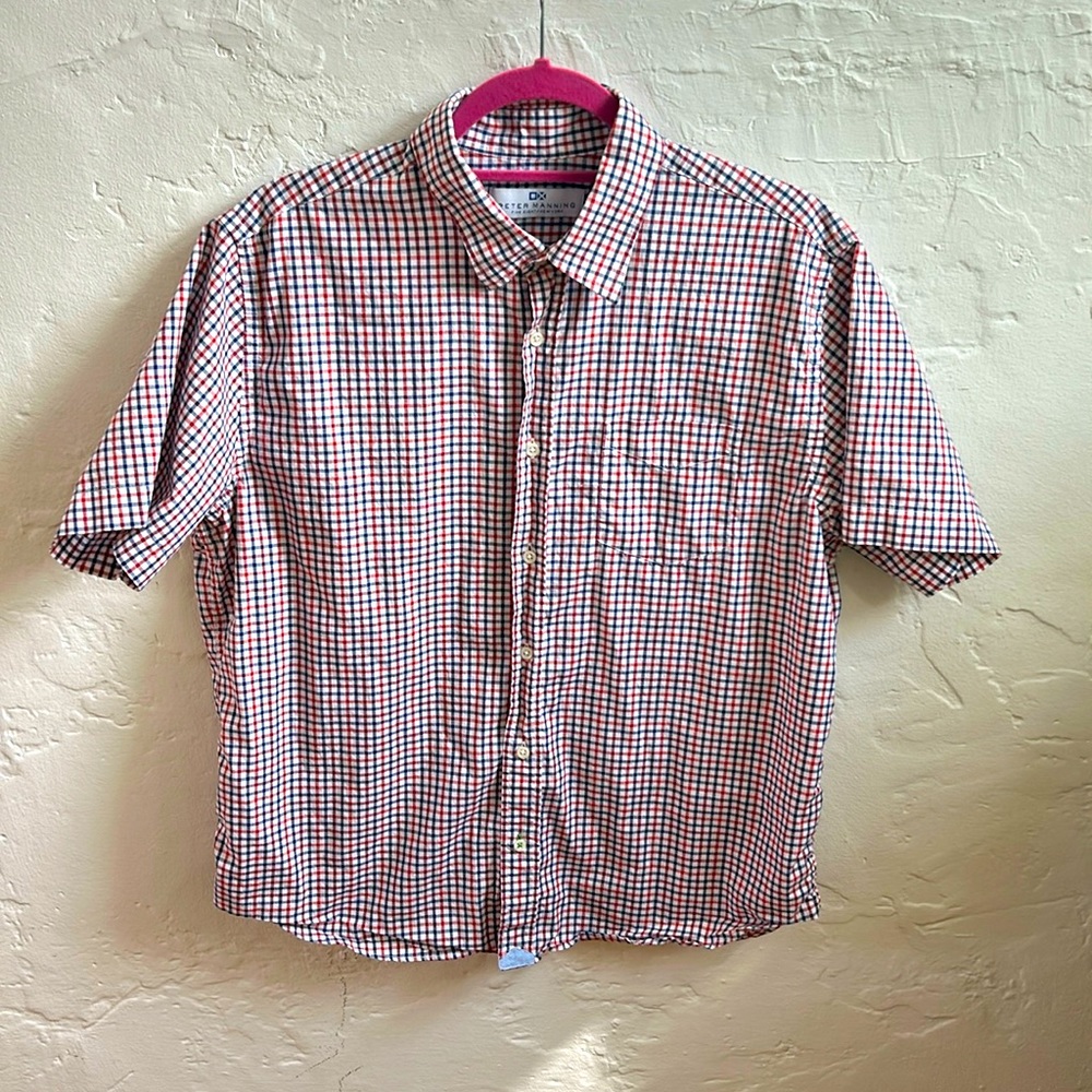 Peter Manning Short Sleeved Button Down